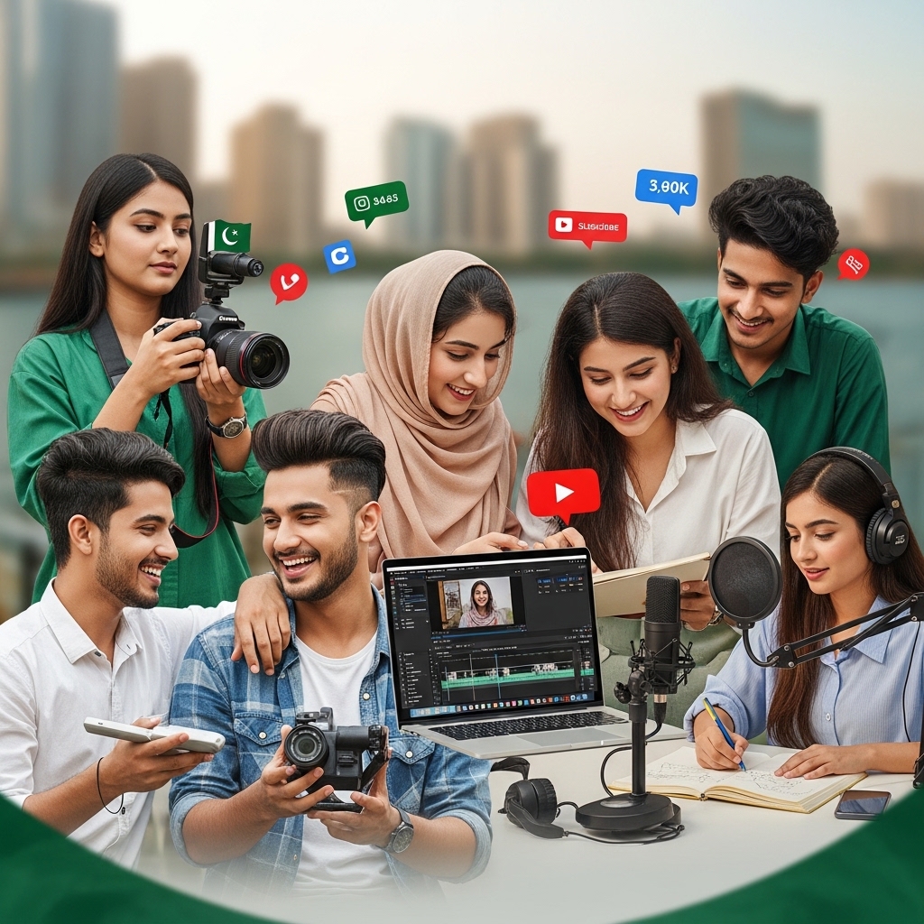 Pakistan’s Growing Creator Economy and Its Impact on Youth