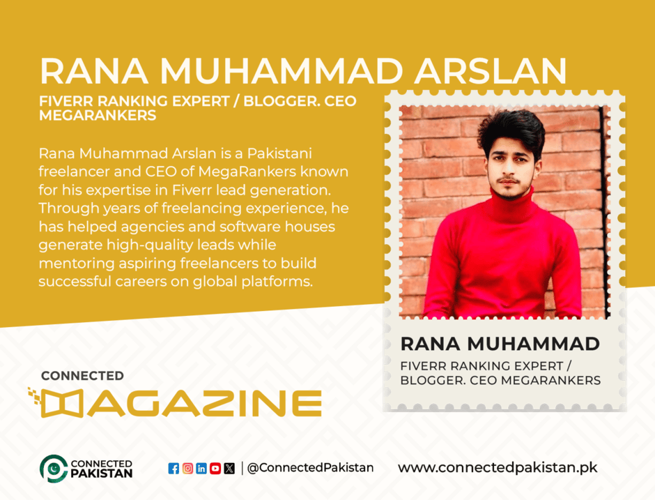 Rana Muhammad Arslan: Top-Rated Freelancer & CEO of MegaRankers