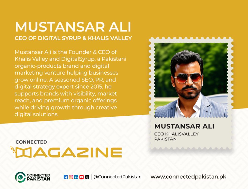 Mustansar Ali: CEO of Digital Syrup and Digital Entrepreneur