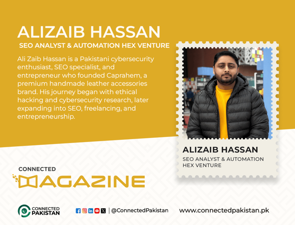 Alizaib Hassan: From Cybersecurity Researcher to Founder of Caprahem
